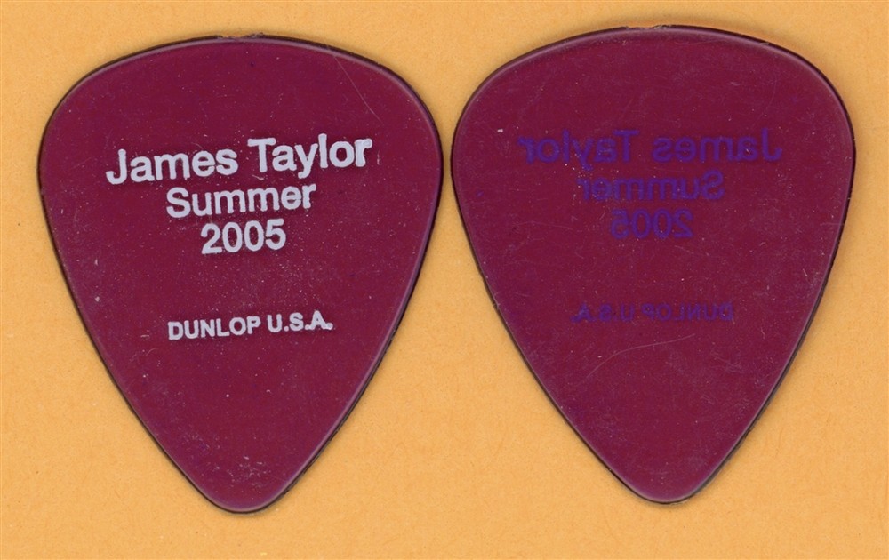 James Taylor Vintage Guitar Pick - 2005 Summer Tour