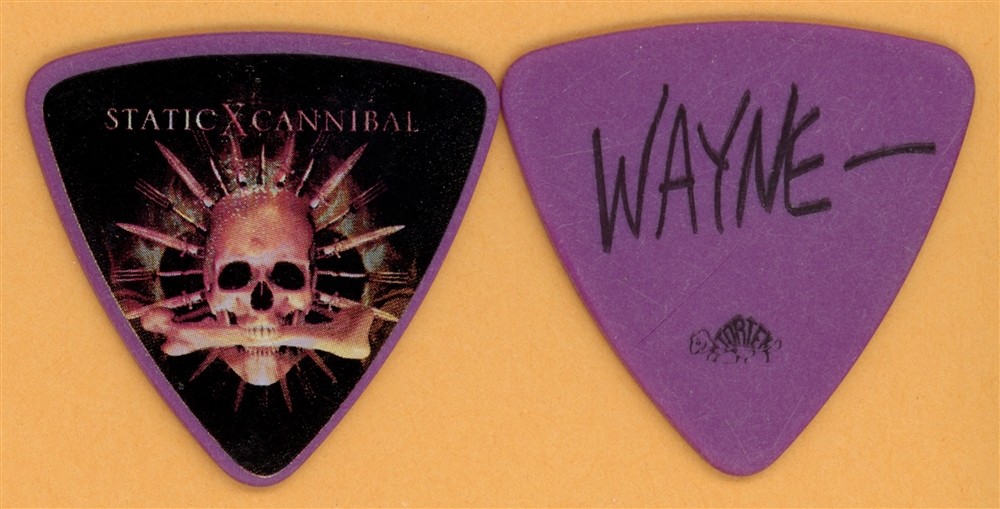 Static X Wayne Static Vintage Guitar Pick - 2007 Cannibal Tour
