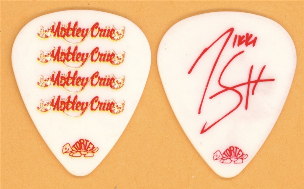 Motley Crue Nikki Sixx Vintage Guitar Pick - 2009 Saints of Los Angeles Tour