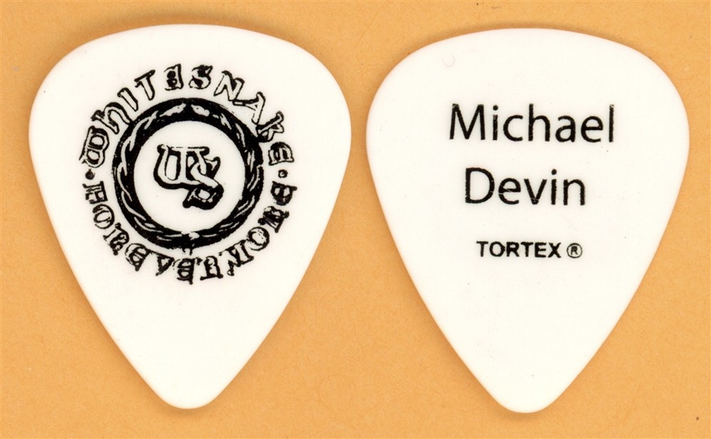 Whitesnake Michael Devin Vintage Guitar Pick - 2012 Forevermore Tour