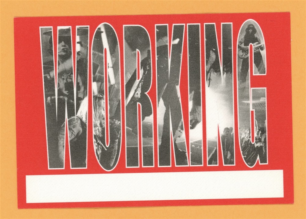 Motley Crue 2009 Saints of Los Angeles Concert Tour Working Backstage Pass