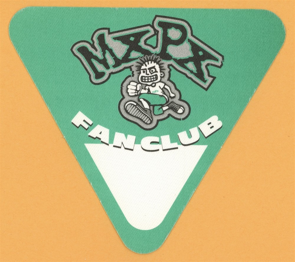 MXPX 2002 Fan Club Concert Tour Backstage Pass