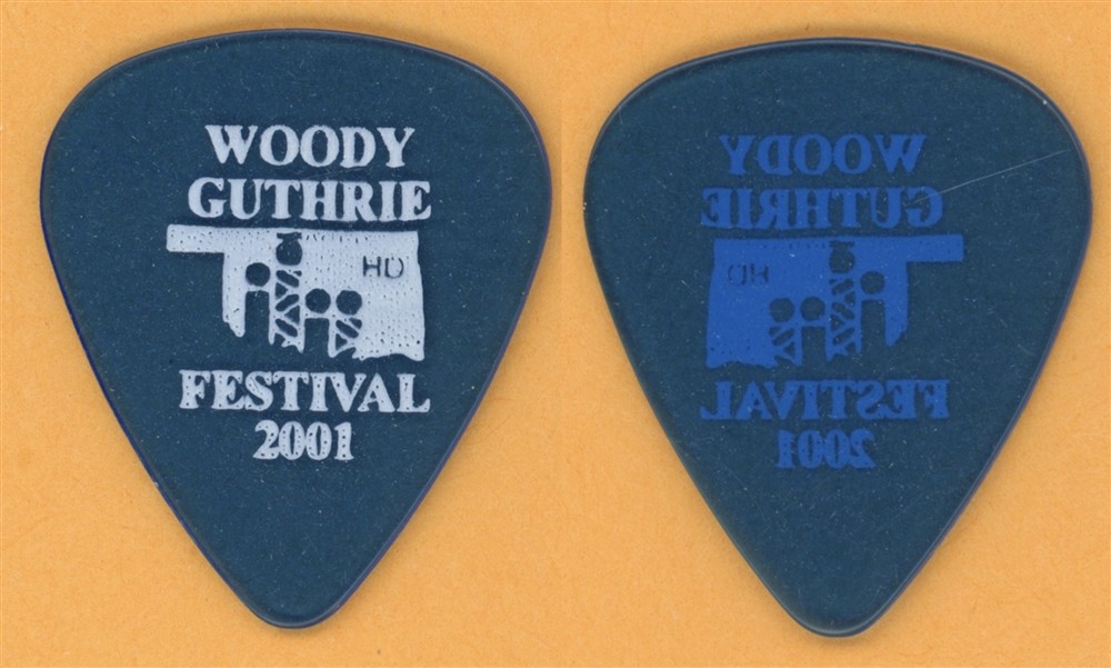 Woody Guthrie Vintage Guitar Pick - 2001 US Festival Tour