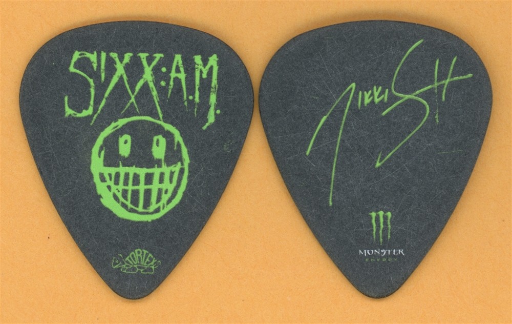 Motley Crue Nikki Sixx Vintage Guitar Pick - 2008 Sixx AM Tour