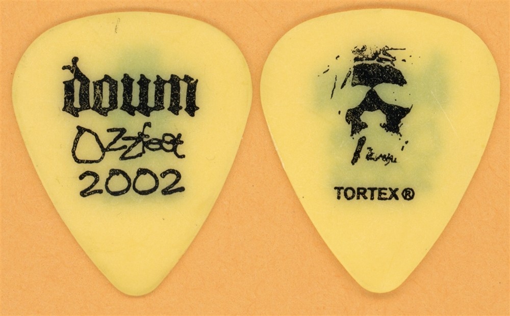 Down Kirk Windstein Vintage Guitar Pick - 2002 Ozzfest Tour