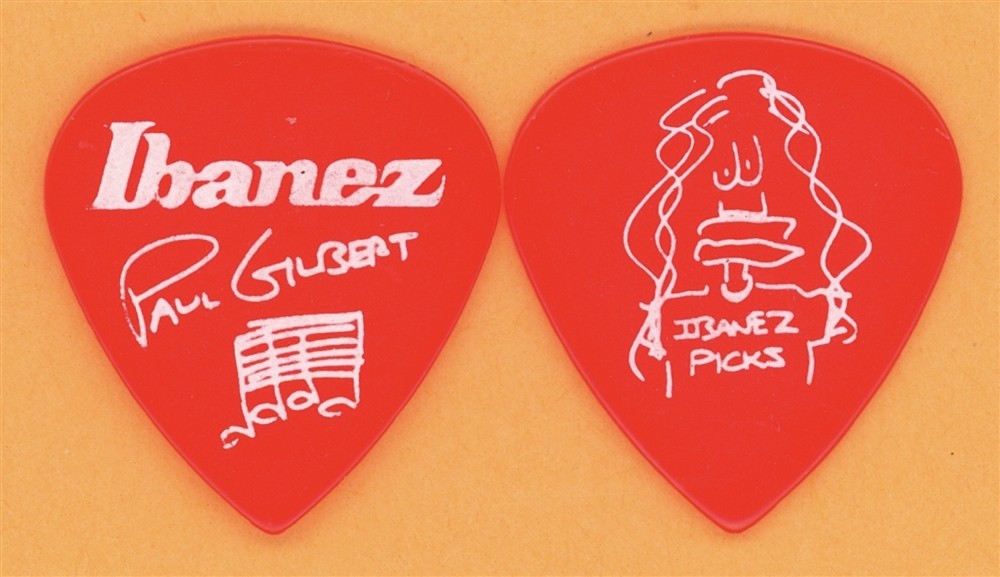 Mr. Big Paul Gilbert Ibanez Vintage Guitar Pick - 1996 Hey Man Tour