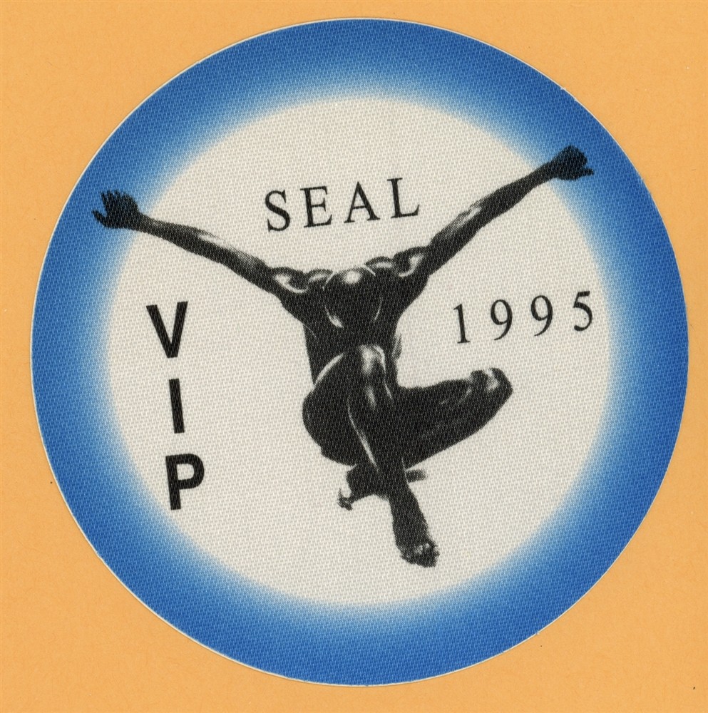 Seal 1995 Concert Tour VIP Backstage Pass