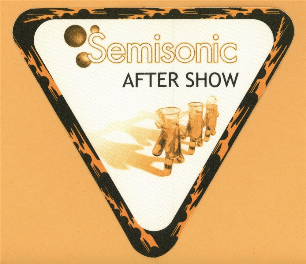 Semisonic 2001 Chemistry Concert Tour AFTER SHOW Backstage Pass