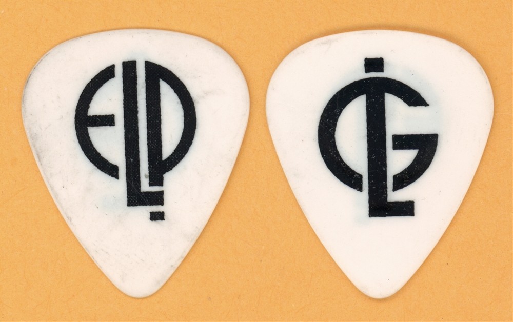 Emerson, Lake & Palmer Greg Lake Vintage Guitar Pick - 2010 US Tour