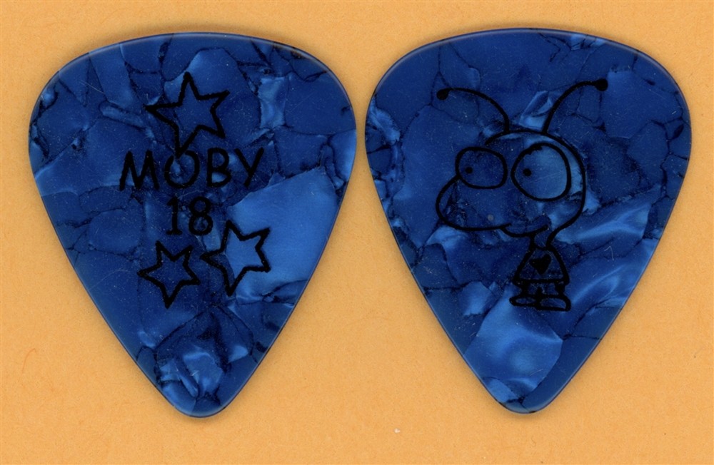 Moby Vintage Guitar Pick - 2002 18 Tour