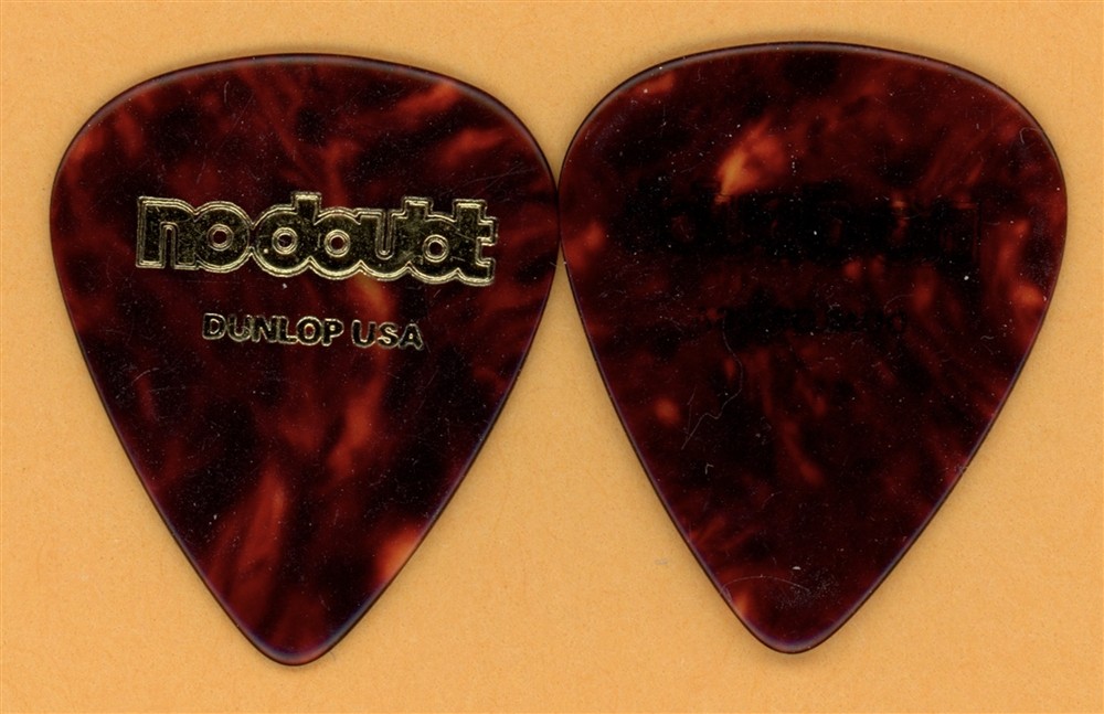 No Doubt Tom Dumont Vintage Guitar Pick - 2001 Rock Steady Tour