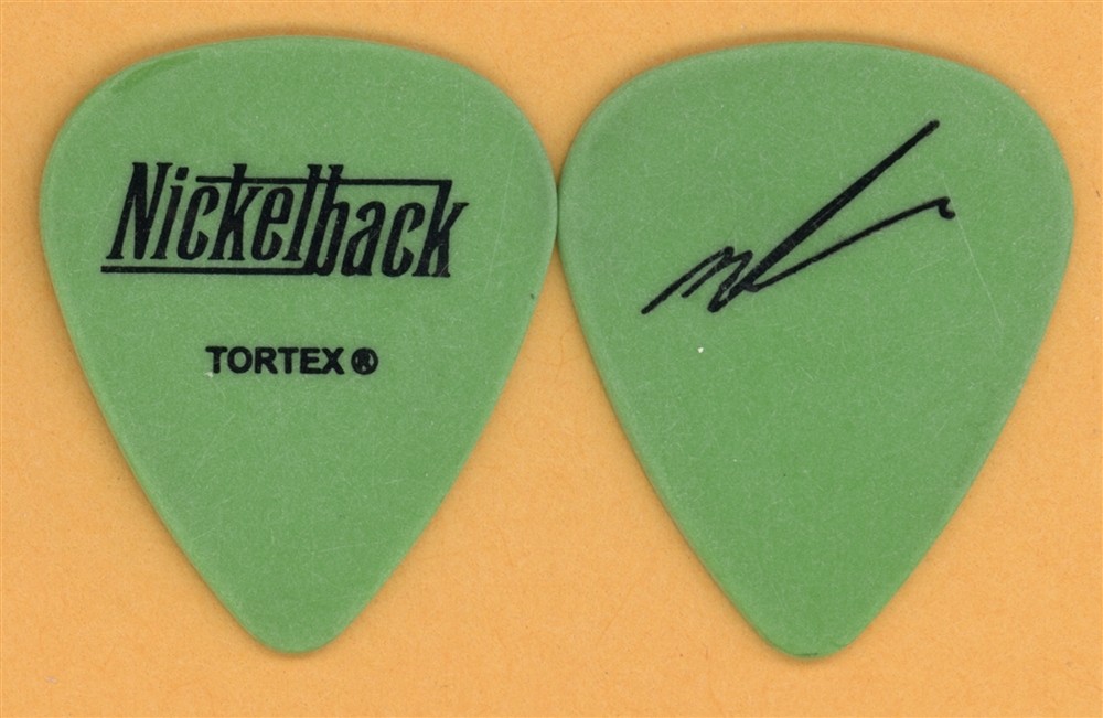 Nickelback Mike Kroeger Vintage Guitar Pick - 2003 Long Road Tour