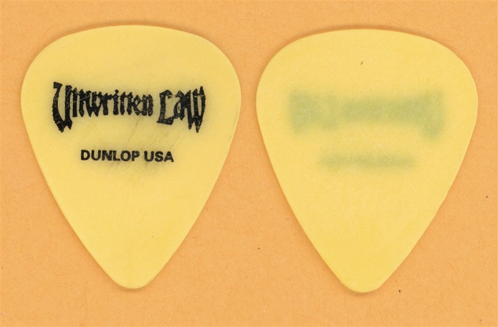 Unwritten Law Steve Morris Vintage Guitar Pick - 2003 Tour