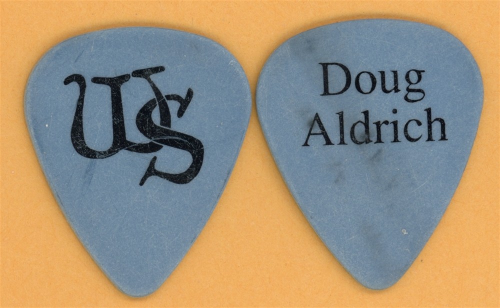 Whitesnake Doug Aldrich DIO Vintage Guitar Pick - 2003 Tour
