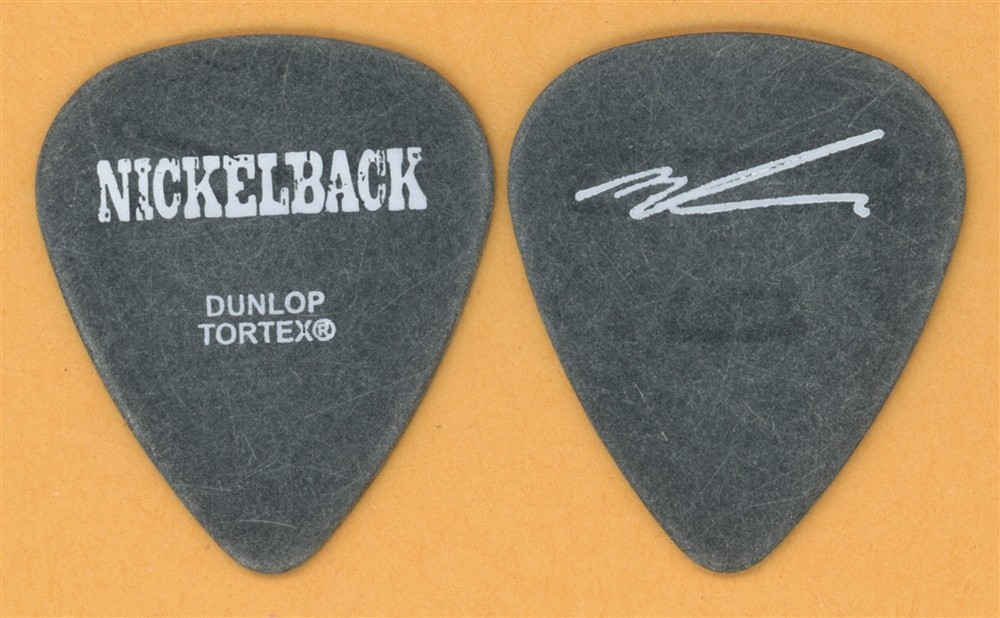 Nickelback Mike Kroeger Vintage Guitar Pick - 2004 Long Road Tour