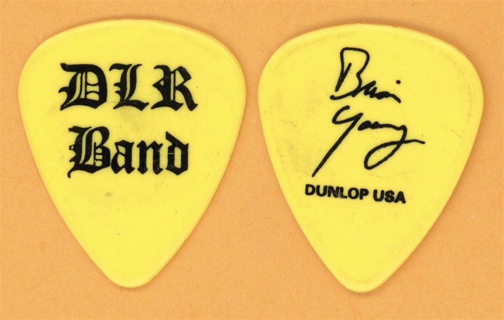 David Lee Roth Van Halen Brian Young DLR Band Vintage Guitar Pick - 1999 Tour