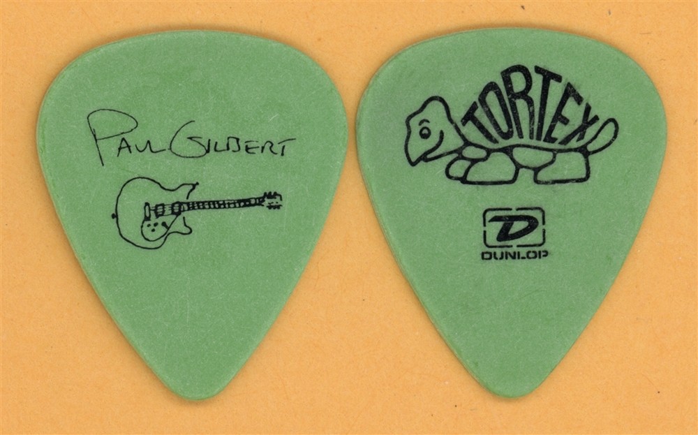 Mr. Big Paul Gilbert Vintage Guitar Pick - 2004 Gilbert Hotel Tour