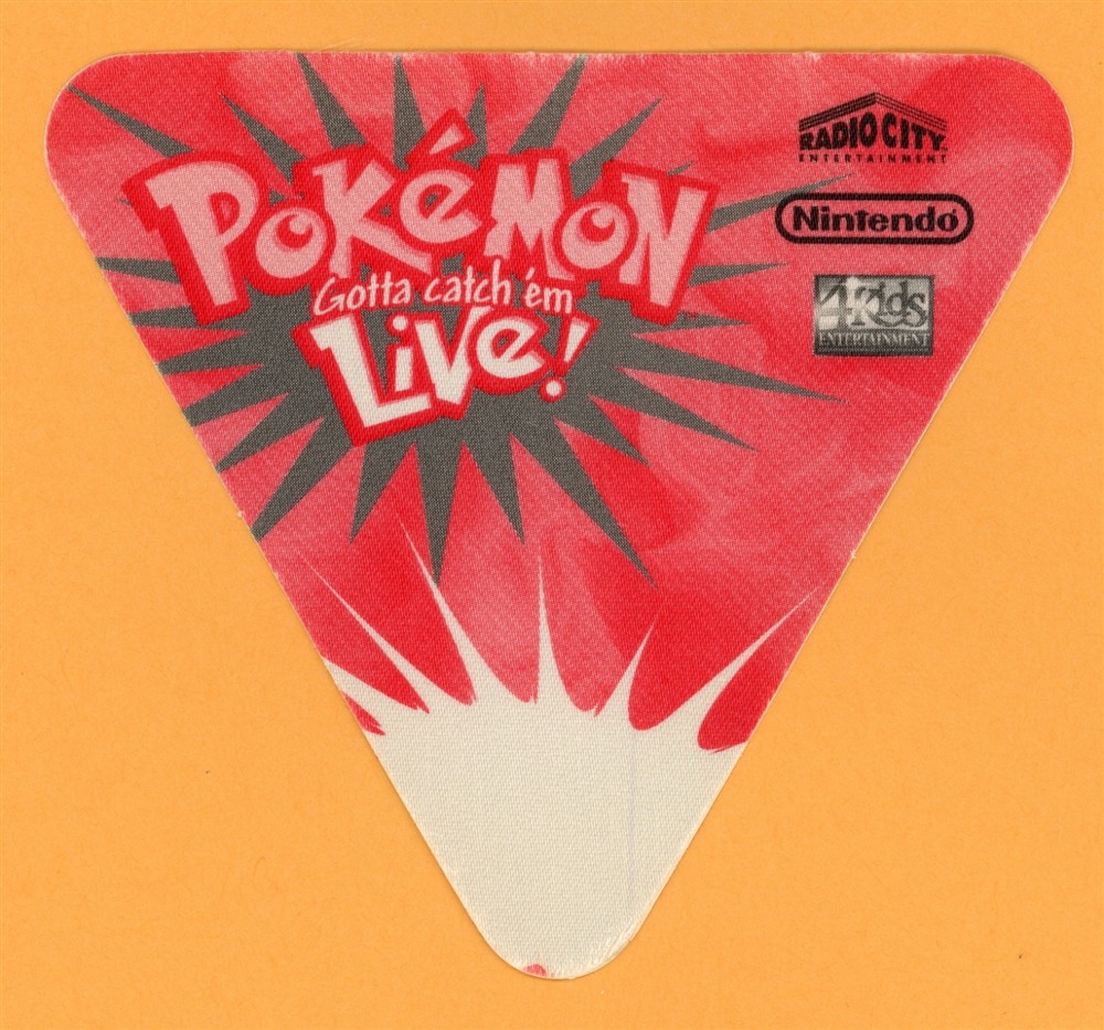 Pokémon Gotta Catch 'em Live Concert Tour Backstage Pass Red