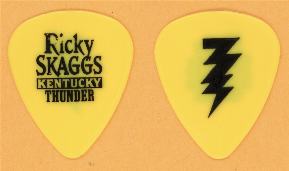 Ricky Skaggs Kentucky Thunder Vintage Tour Guitar Pick - 1997