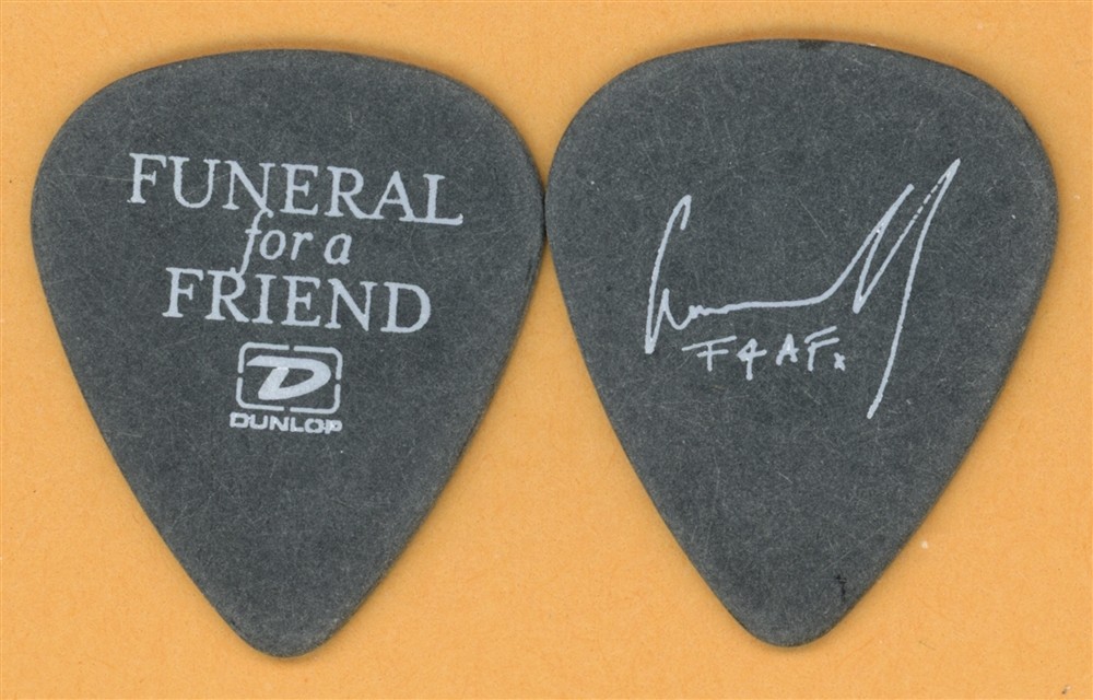 Funeral for a Friend Gareth Davies Vintage Guitar Pick - 2004 Tour