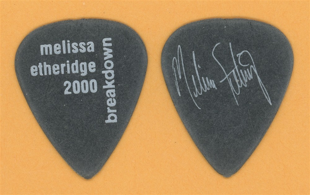 Melissa Etheridge Vintage Guitar Pick - 2000 Breakdown Tour