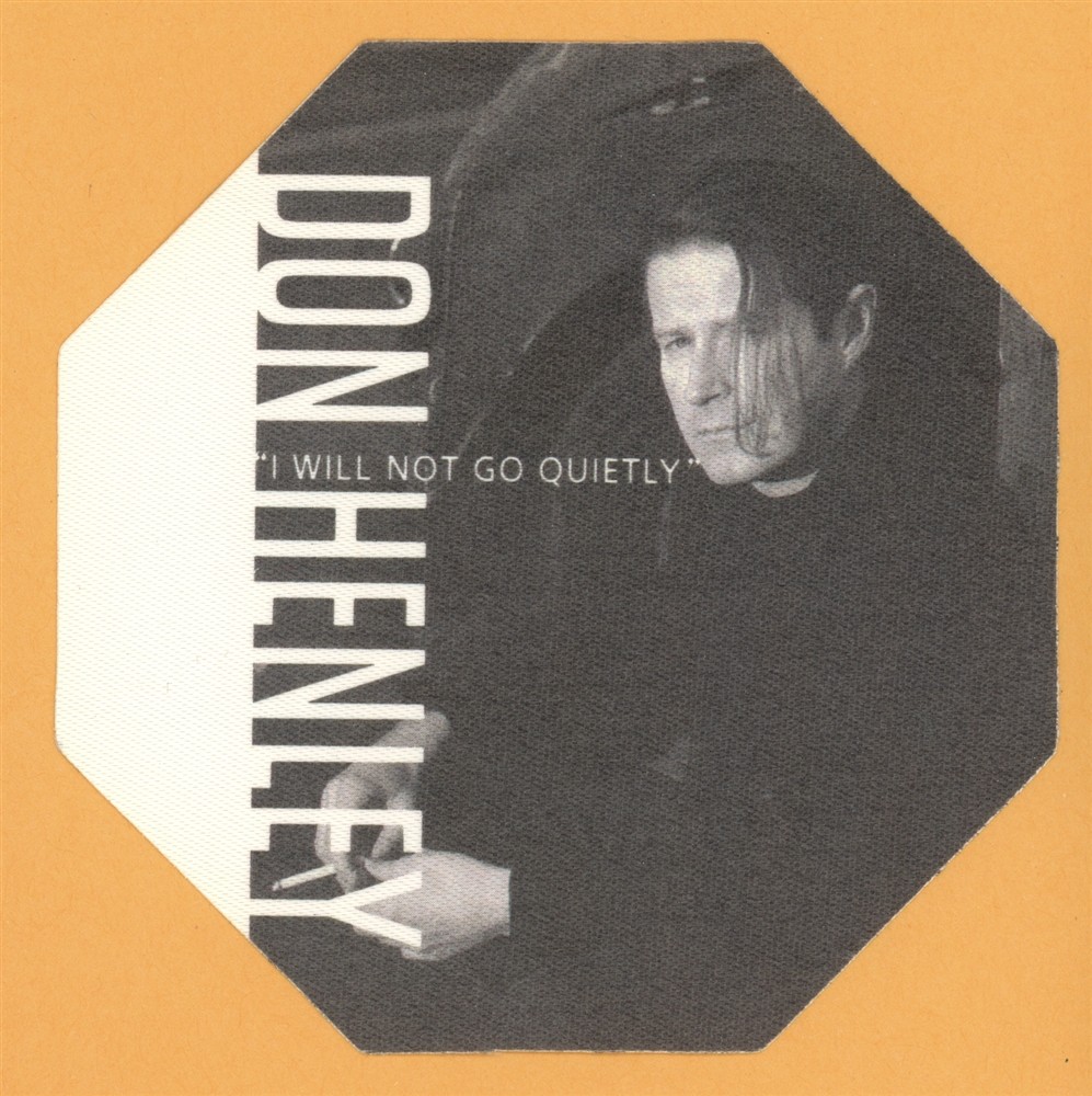 Don Henley 1989 The End of the Innocence Concert Tour Backstage Pass - Eagles