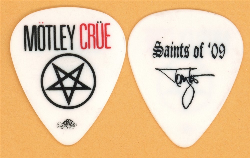 Motley Crue Tommy Lee Vintage Guitar Pick - 2009 Saints of Los Angeles Tour