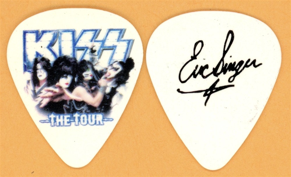 KISS Eric Singer Vintage Guitar Pick - 2012 The Tour w/ Motley Crue
