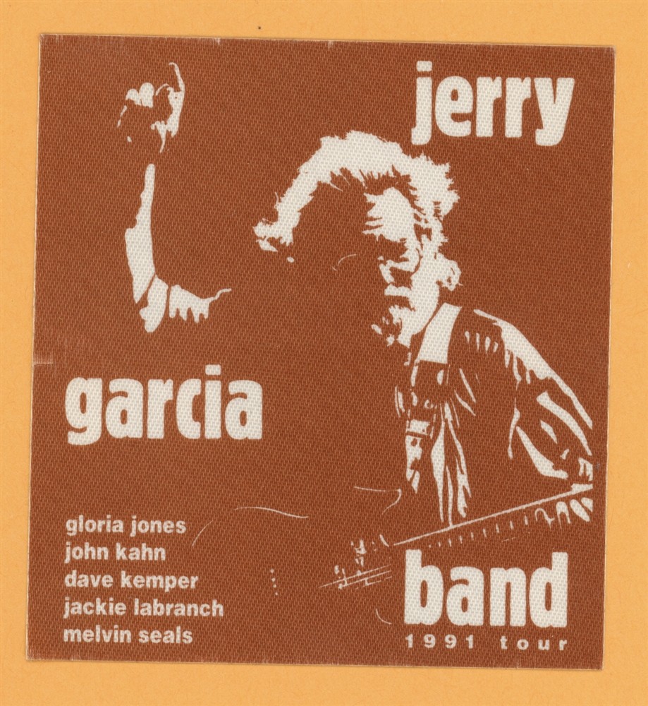 Jerry Garcia 1991 Grateful Dead Concert Tour All Access Backstage Pass