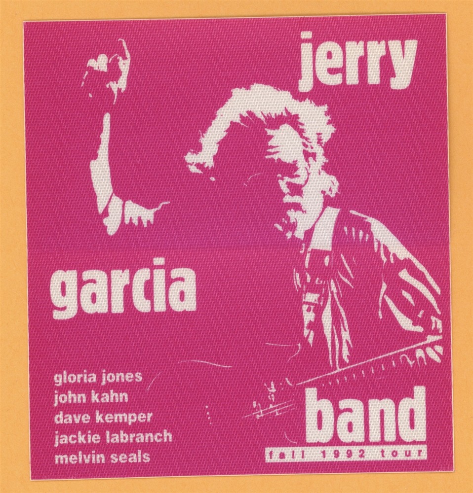 Jerry Garcia 1992 Grateful Dead Concert Tour All Access Backstage Pass