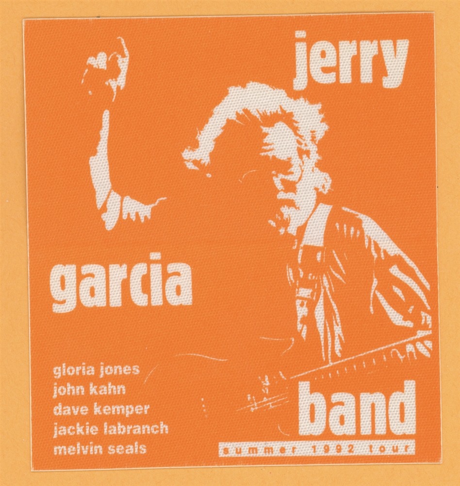 Jerry Garcia 1992 Grateful Dead Concert Tour All Access Backstage Pass
