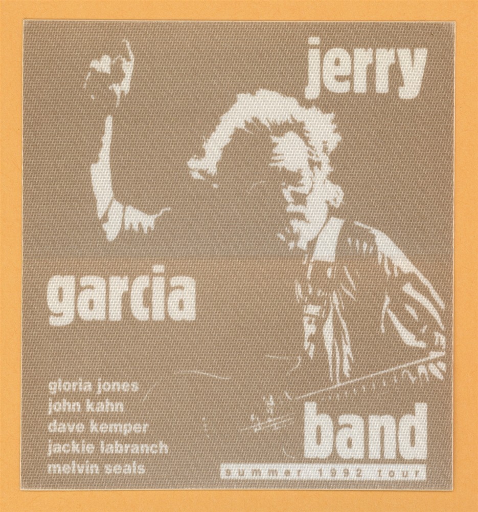 Jerry Garcia 1992 Grateful Dead Concert Tour All Access Backstage Pass