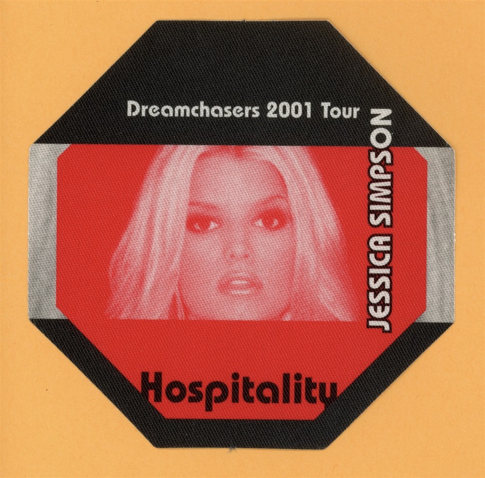Jessica Simpson 2001 Dreamchasers Concert Tour HOSPITALITY Backstage Pass