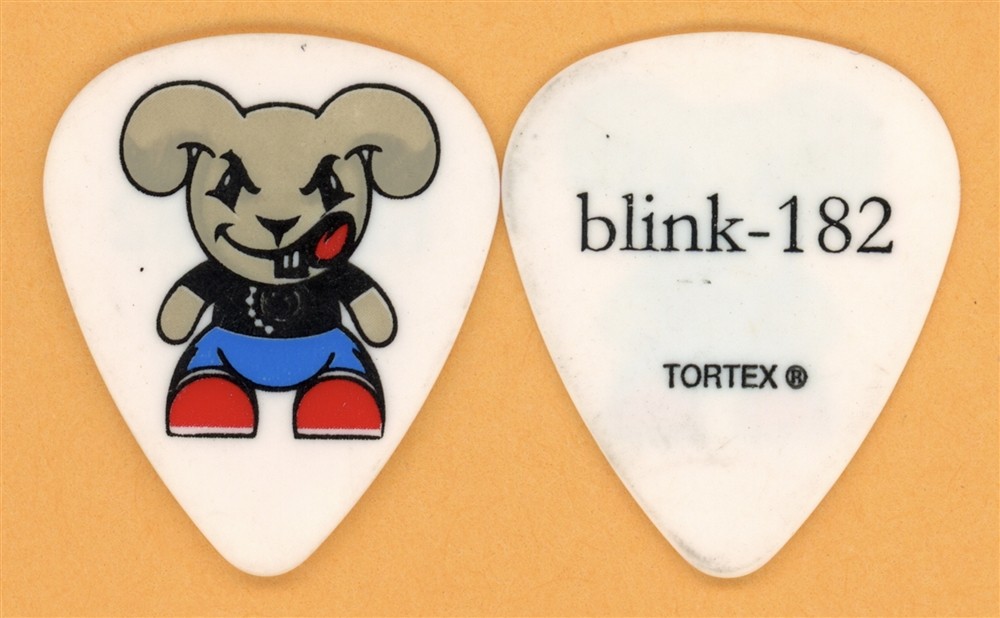 Blink 182 Mark Hoppus Vintage Guitar Pick - 2009 Reunion Tour