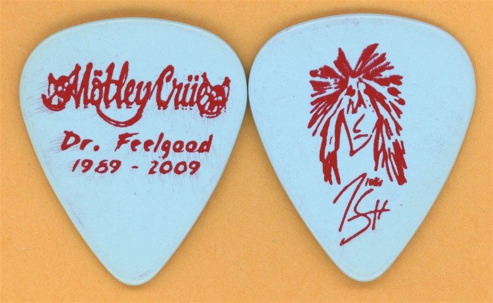 Motley Crue Nikki Sixx Vintage Guitar Pick - 2009 Dr. Feelgood 20th Tour
