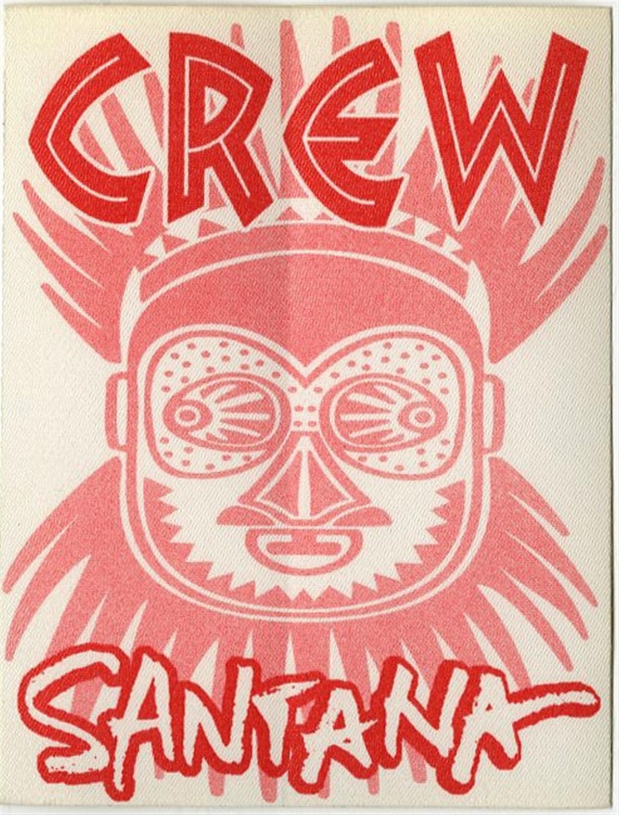 Santana 1998 Concert Tour Crew Backstage Pass
