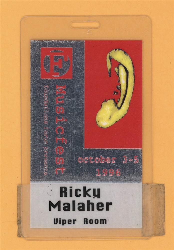 Circus of Power 1996 Ricky Malaher Concert Tour Laminated Backstage Pass