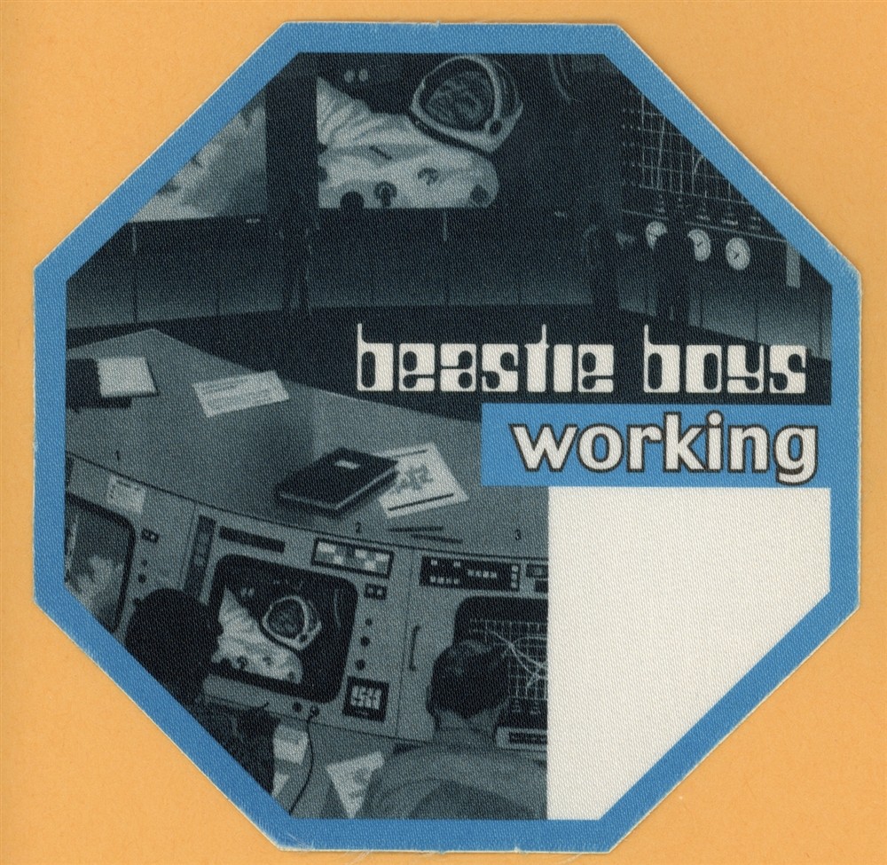 Beastie Boys 1998 Hello Nasty Concert Tour Working Backstage Pass