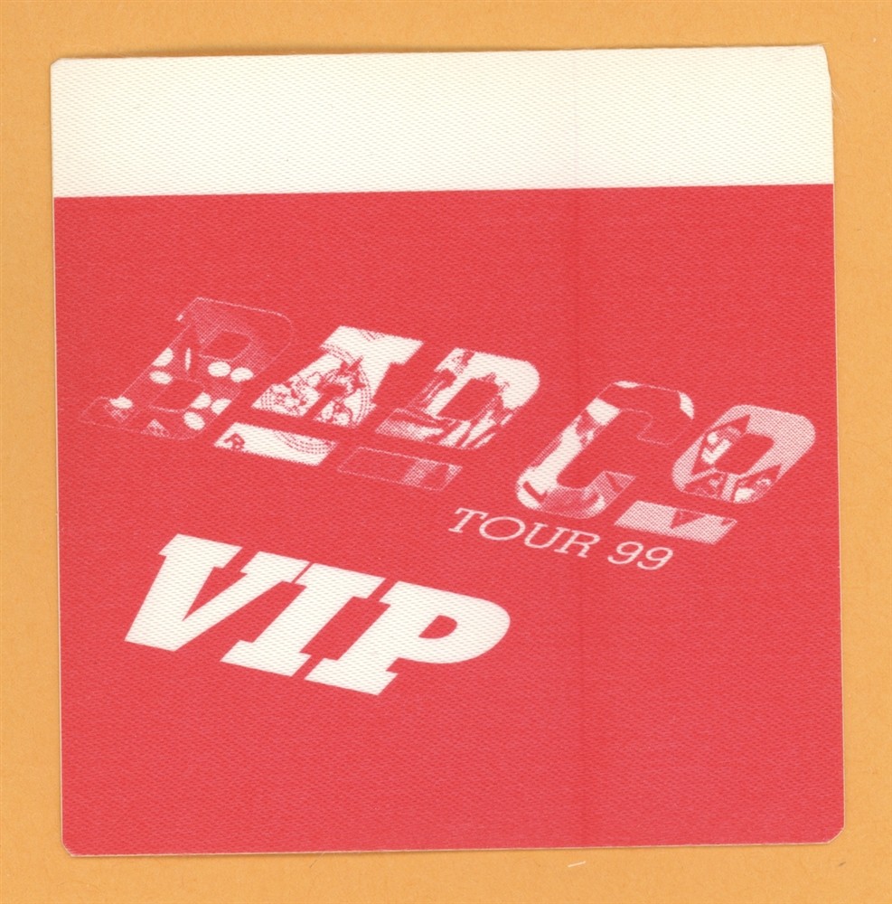 Bad Company 1999 Concert Tour VIP Backstage Pass