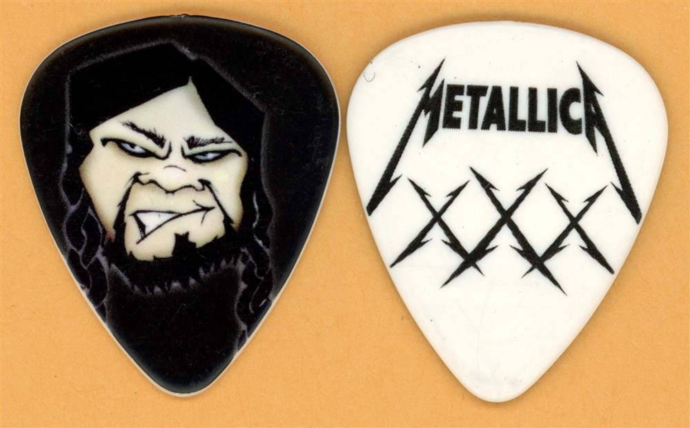 Metallica Robert Trujillo Vintage Guitar Pick - 2011 XXX 30th Anniversary Tour
