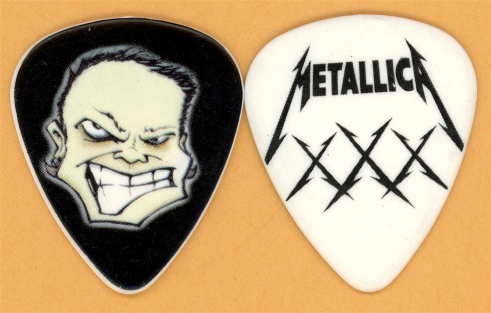 Metallica Lars Ulrich Vintage Guitar Pick - 2011 XXX 30th Anniversary Tour