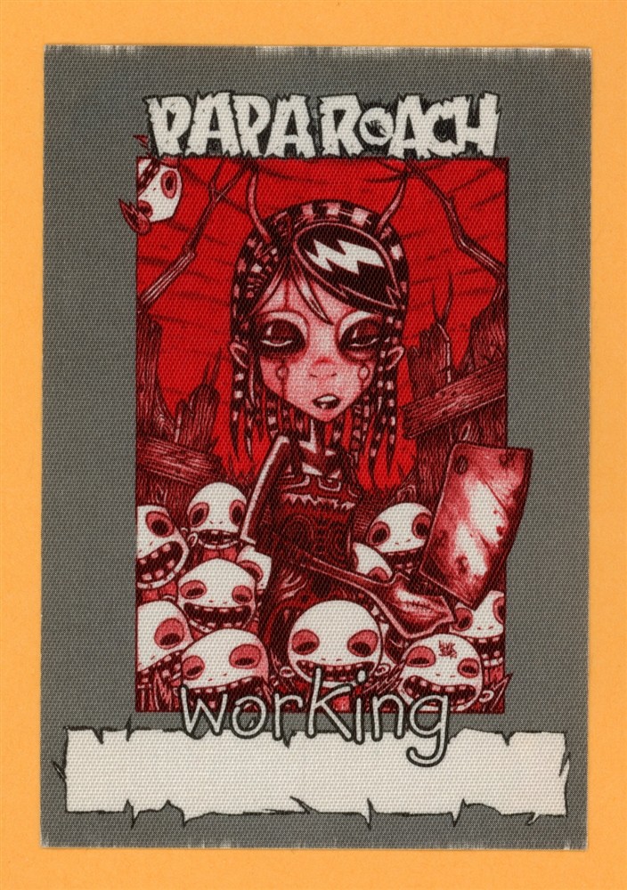 Papa Roach 2003 Lovehatetragedy Concert Tour Working Backstage Pass