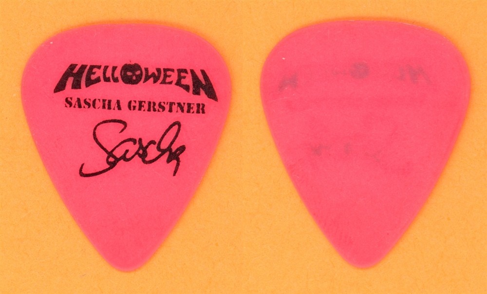 Helloween Sascha Gerstner Vintage Guitar Pick - 2009 25th Anniversary Tour