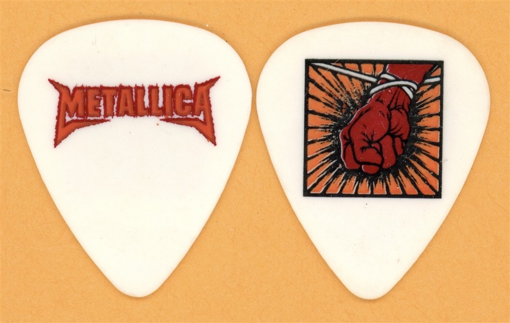 Metallica James Hetfield Vintage Guitar Pick - 2004 St. Anger Tour