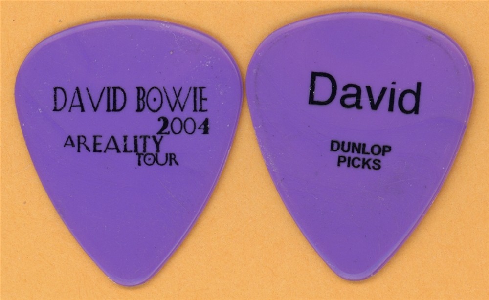 David Bowie Vintage Guitar Pick - 2004 A Reality Tour