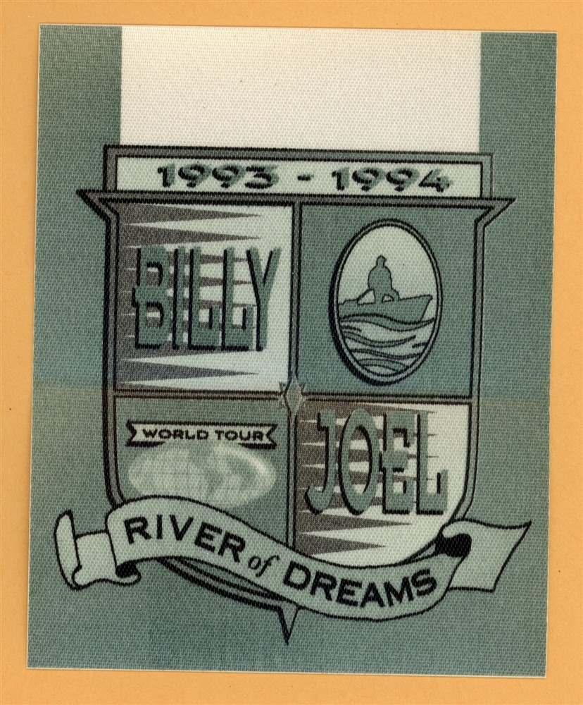 Billy Joel 1993 River of Dreams Concert Tour Backstage Pass