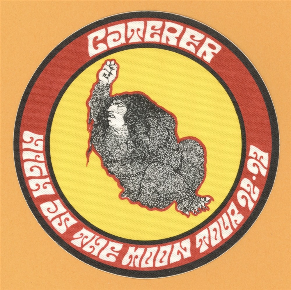 Black Crowes 1992 High as the Moon Concert Tour Caterer Backstage Pass