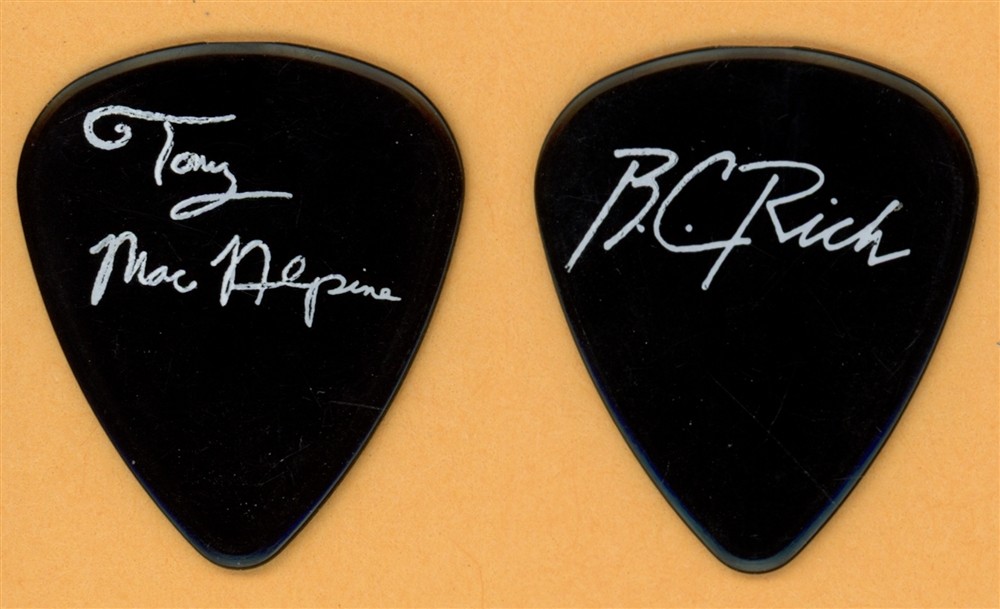 Tony MacAlpine Vintage Guitar Pick - 1987 Maximum Security Tour