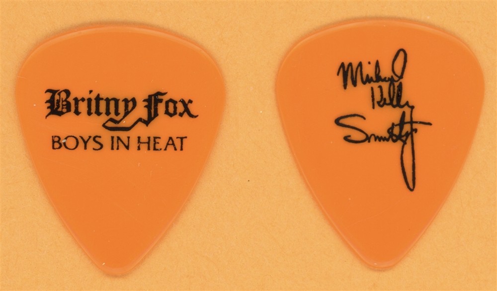 Britny Fox Michael Kelly Smith Vintage Guitar Pick - 1989 Boys in Heat Tour