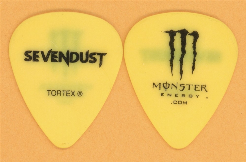 Sevendust Monster Music Vintage Guitar Pick - 2011 Cold Day Memory Tour
